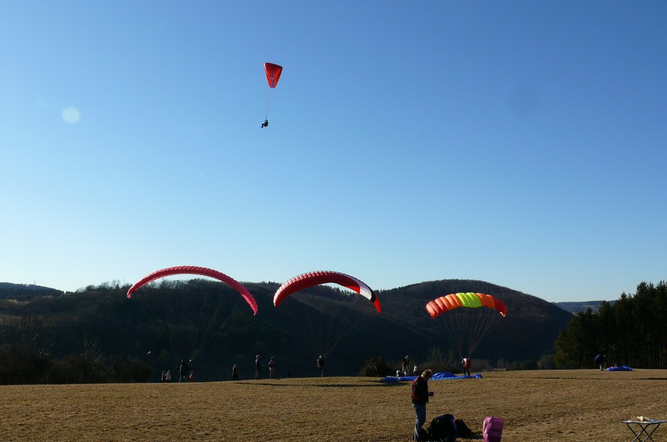 „Take off´s“  Fluggebiete in den Anfängen