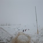 FEldberg im Schnee und Nebel am 17.02.2016